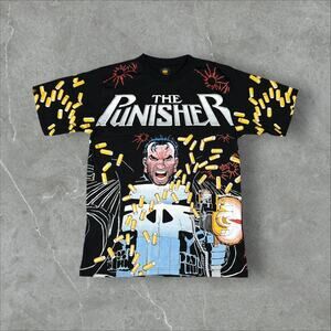 The Punisher Marvel Comics AOP Ghost Rider All Over Print Size XL T-Shirt